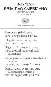 Primitivo americano Mary Oliver