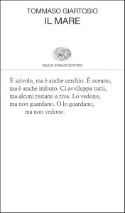Il mare di Tommaso Giartosio